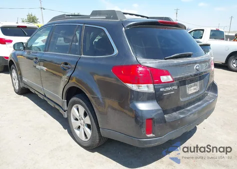 2011 Subaru Outback 2.5I Premium z USA, uszkodzony, nr VIN 4S4BRBCC0B3377568